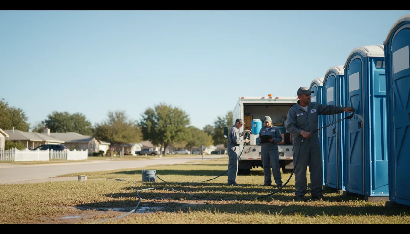 Long-Term Portable Toilet Rental in Katy, TX near me